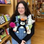 How many @jellycat can our Assistant Manager, Angela fit in her train conductor overalls?

Come check out our current Jellycat selection today from 10:00AM - 5:00PM 🥜🦄🌼🐢